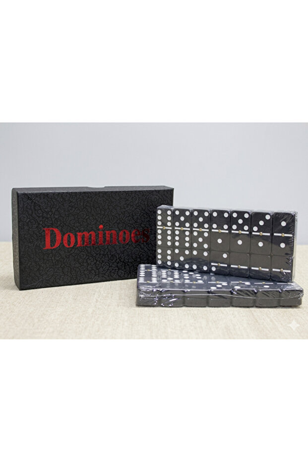 Plastic Boxed Domino Game Domino Stone Set 11*8 cm