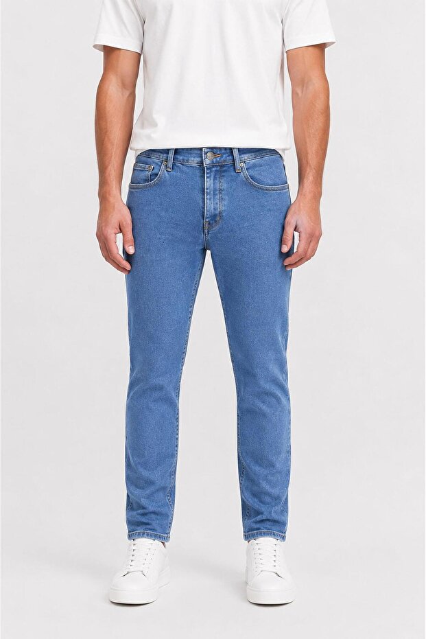 Black Wood Men's Slim Fit Jean Trousers - 7690