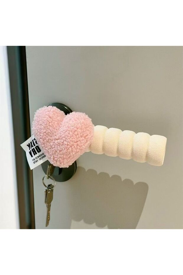 2.5X13.5CM Pink right hand Protective Cover for Door Handle Decorative Door Handle Anti-collision C