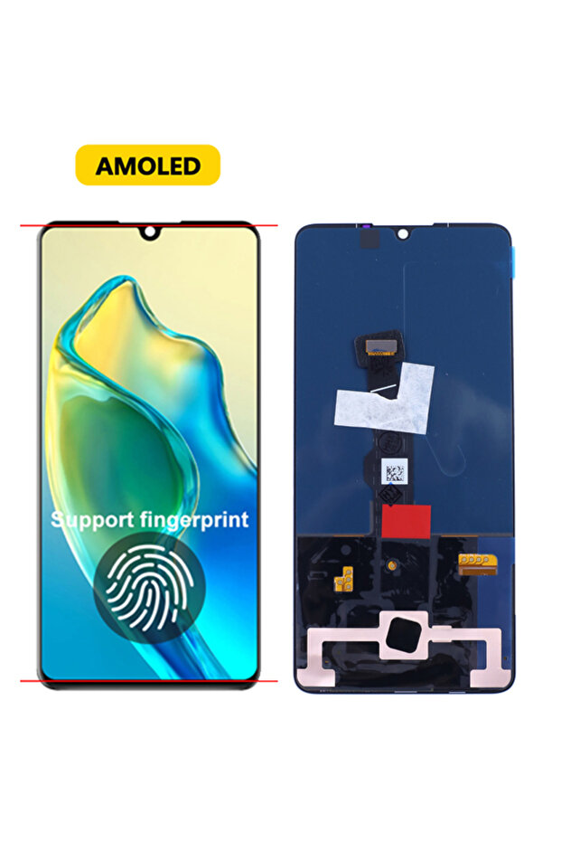 شاشة AMOLED جديدة بدون إطار لهاتف P30، شاشة LCD مع لوحة لمس رقمية لتجميع شاشة P30