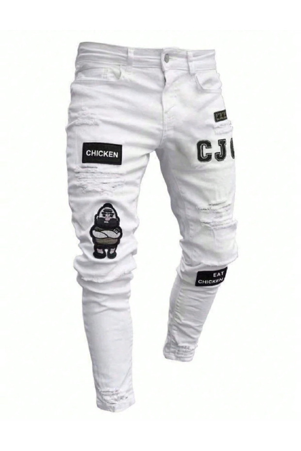 Jeans, White