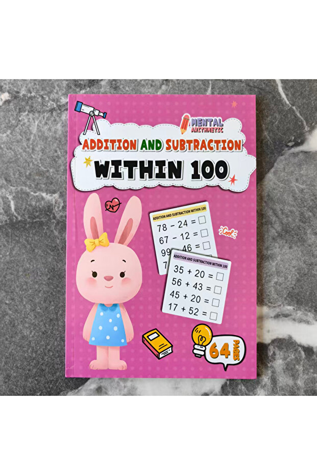 كتاب تمارين الرياضيات للأطفال ضمن حدود 100، أداة لتحسين مهارات الرياضيات: الجمع والطرح ضمن حدود 100
