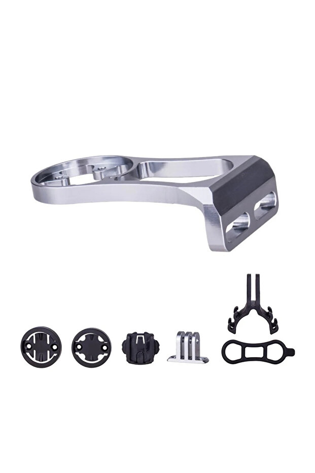 Titanium color Mountain Bike Code Meter Seat Road Vehicle Base Bicycle Extension Bracket Code Meter