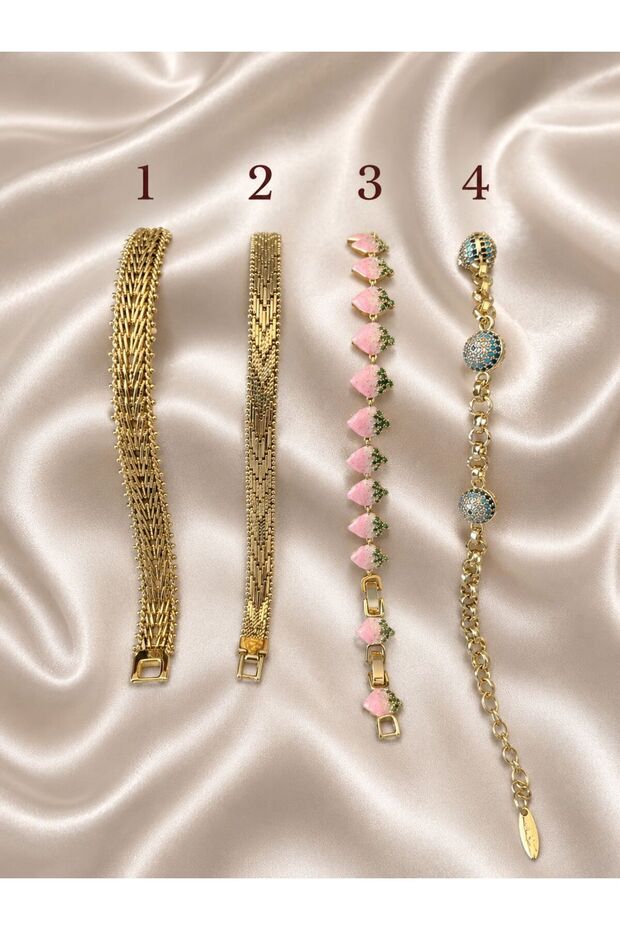 Gold Multi Chain Women's Bracelet Trendy Stylish Daily Combination Xuping