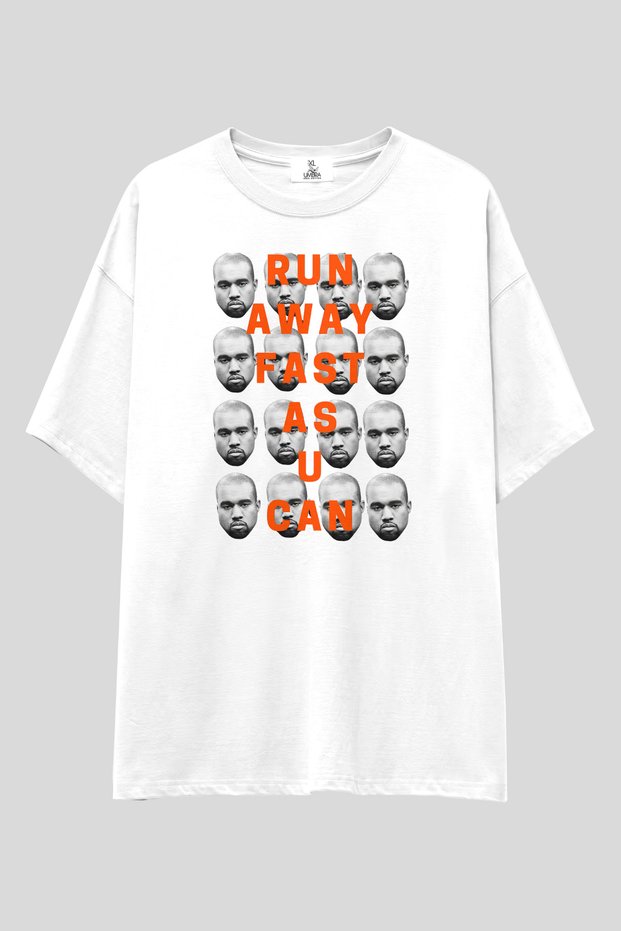 Kanye West Funny T-Shirt | Unisex 100% Cotton Black & White Printed Streetwear Design Tee