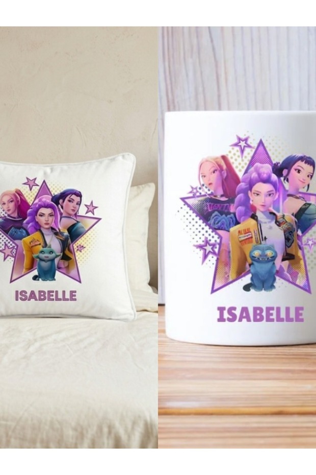 Kpop Demon Pillow + Mug Combo 3