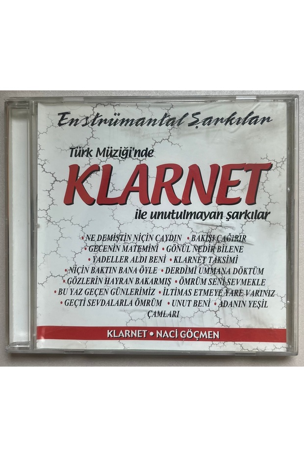 Unforgettable Songs with Clarinet in Turkish Music Cd