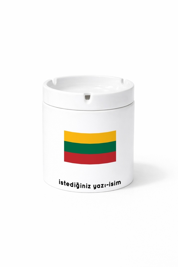 Country Lt Lithuania Lithuania Flag Flag Double Sided Printed Porcelain Magic Mug Cup