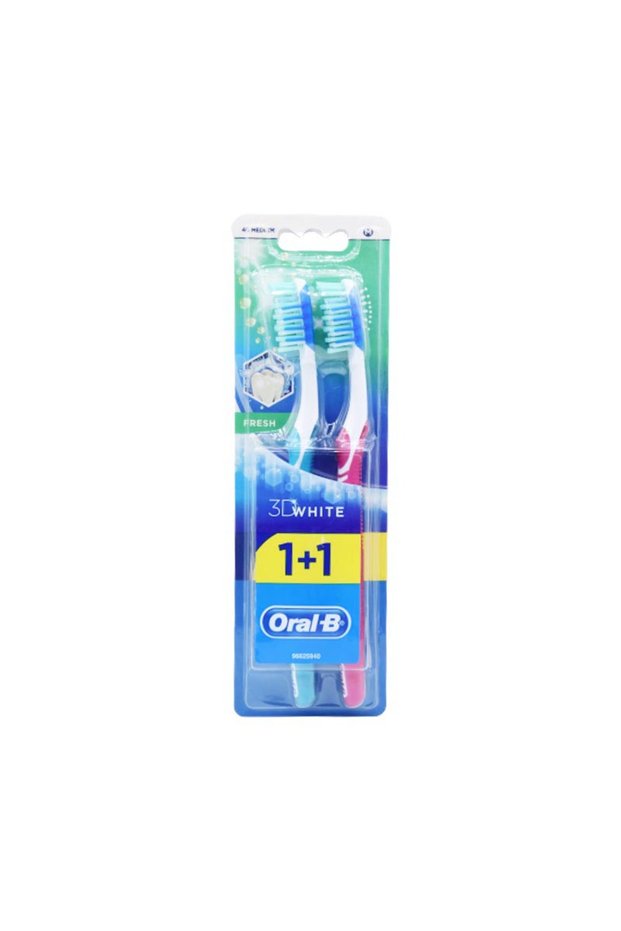 Oral B T/B 3D Fresh 40Med 1+1 Free
