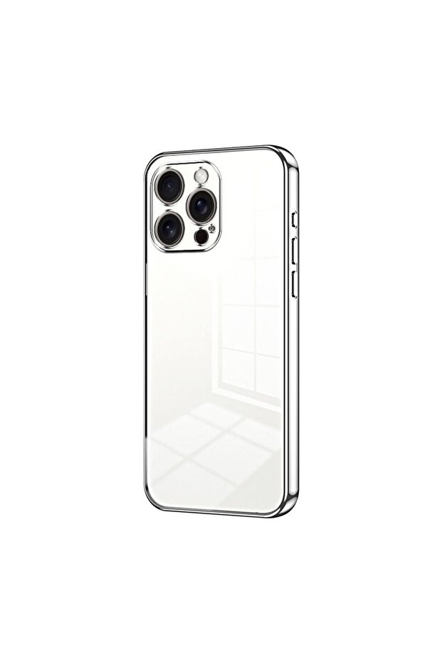Electroplating Θήκη Σιλικόνης Silver (Apple iPhone 16 Pro Max) - 1
