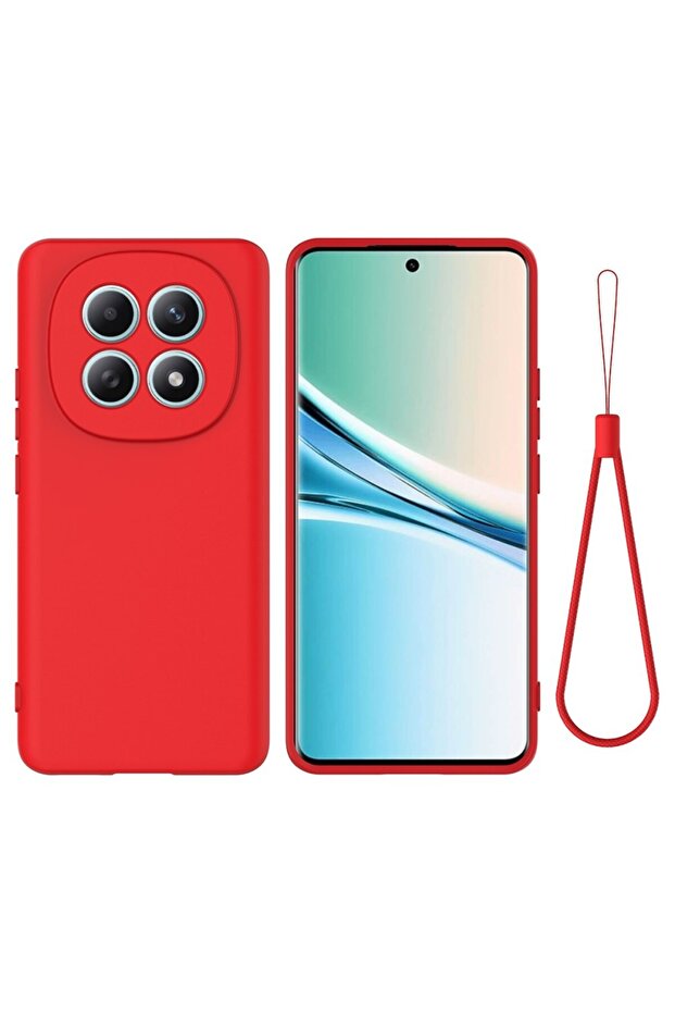 Solid Color Θήκη Σιλικόνης Red (Xiaomi Redmi Note 15 4G) - 1