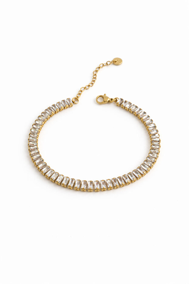 Steel Bracelet Bl 719 Silver Stylish Gift Gold