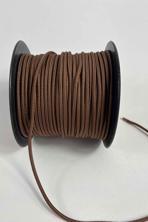 3 mm Premium Paracord Rope 10 Meters Copper – Macrame Bracelet Keychain and Phone Strap Rope