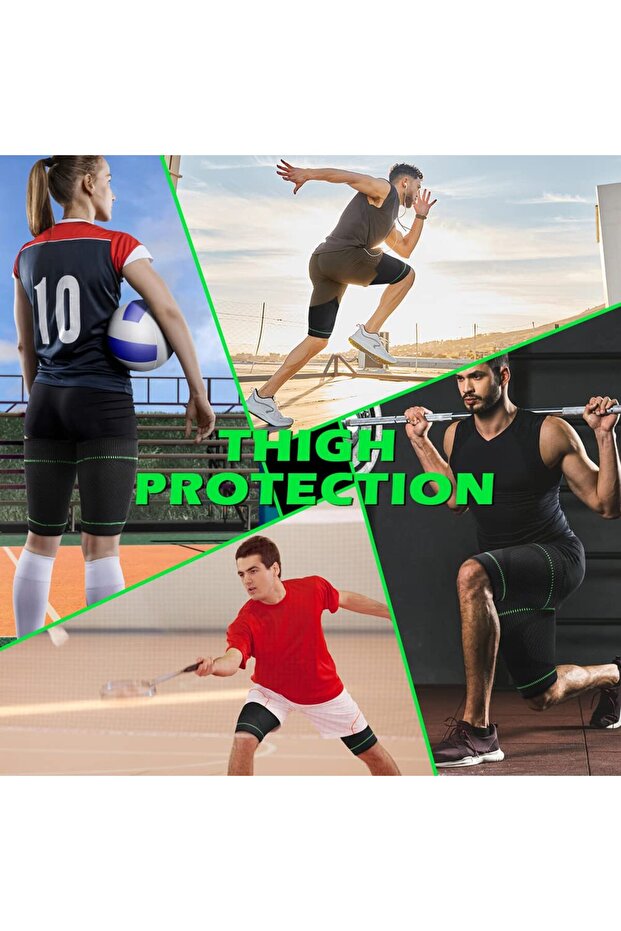 Thigh Compression Sleeves, Hamstring Support Brace - 3