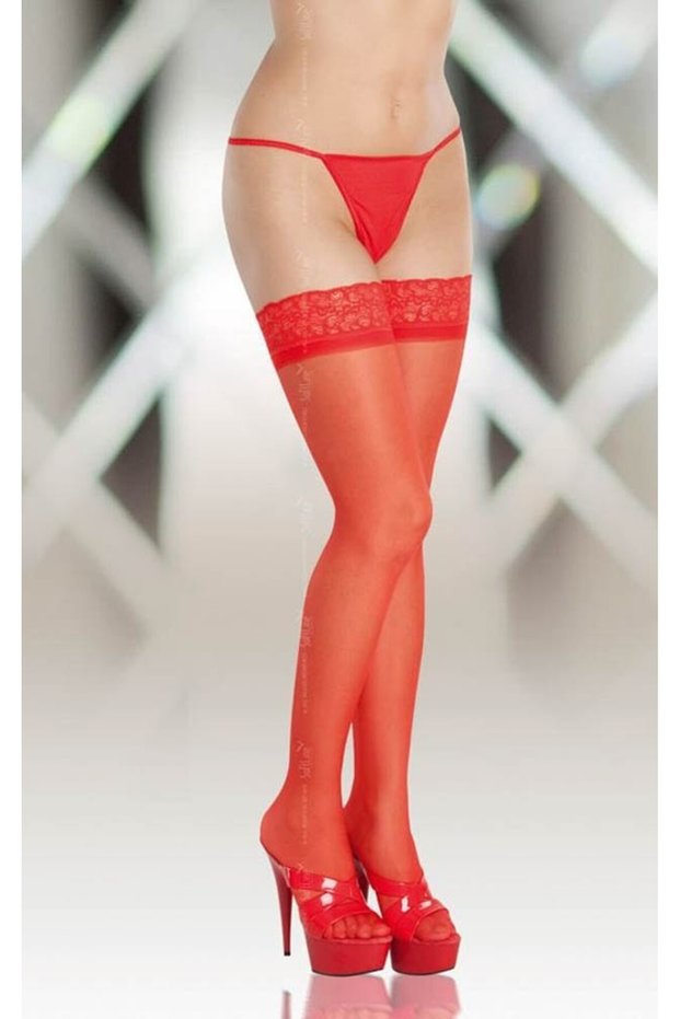 Stockings 5514 red/ 2 – Polyamide