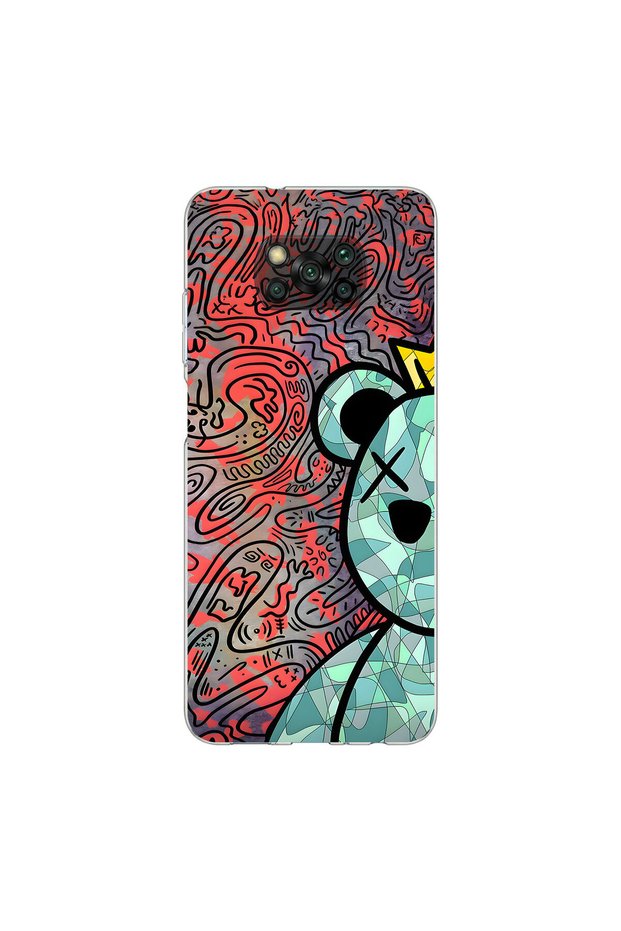 Poco X3 Pro Compatible Graffiti 12 Design Transparent Case