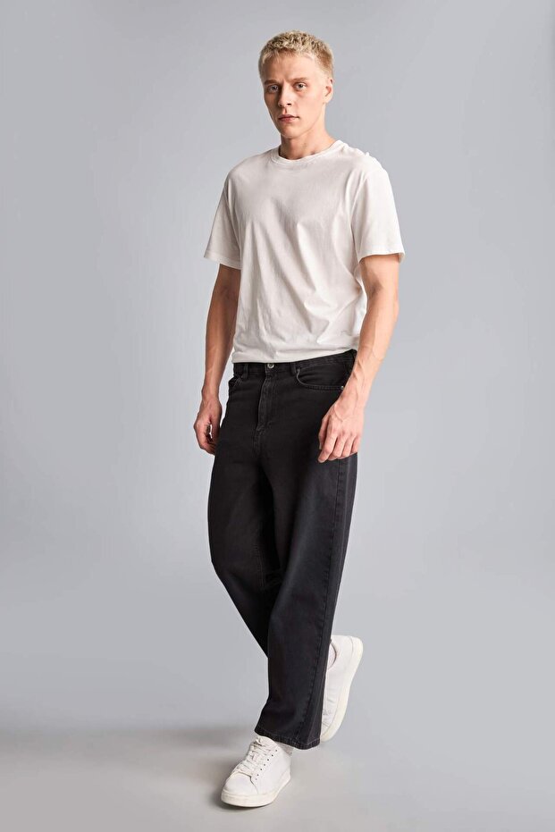 100% Cotton Super Baggy Fit Pants I0626Ax26Sm