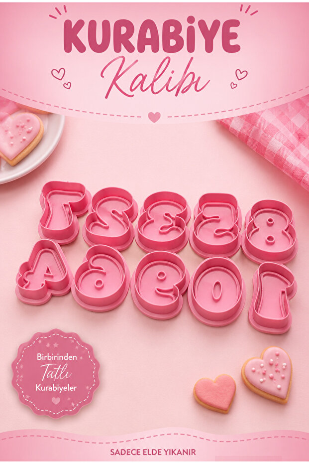 Numbers Cutter Set 10 Pieces 6 cm