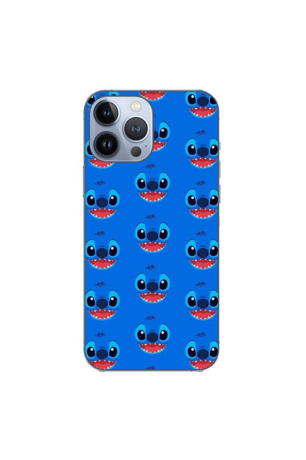 Case compatible with Apple iPhone 13 Pro Max Silicone Gel Tpu Pattern Stitch Face Pattern