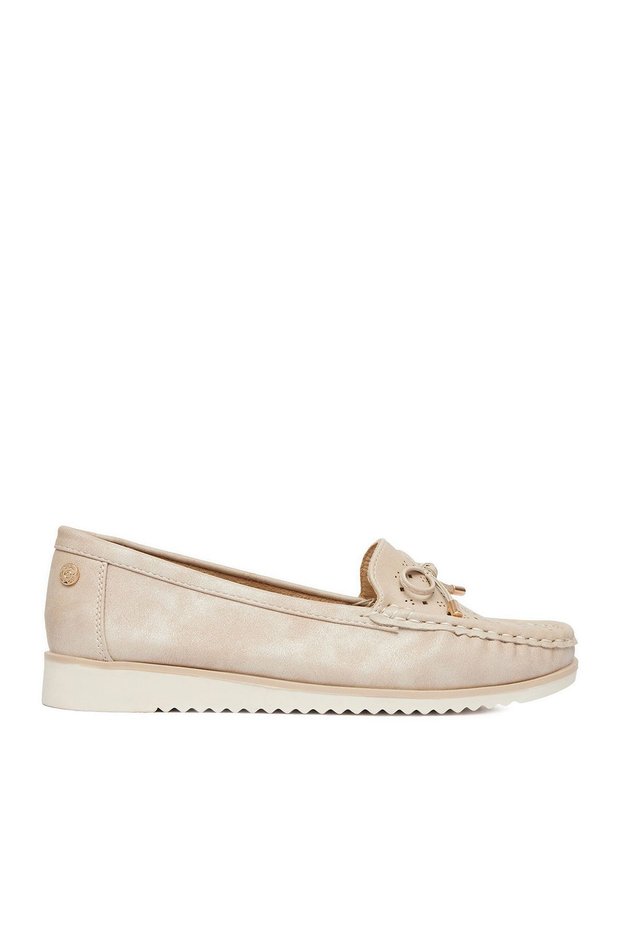 Go Soft Mocasini de damă bej