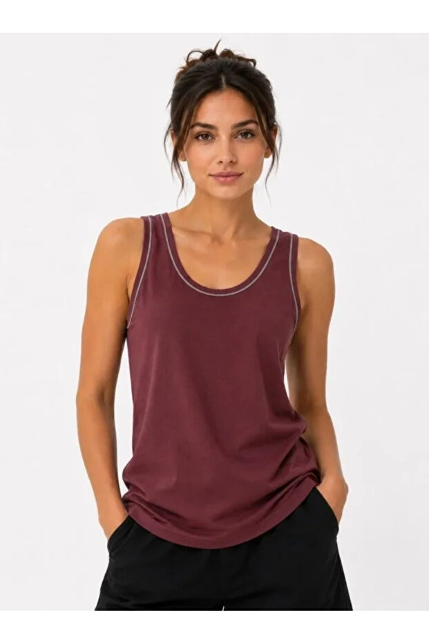Athlete's Tank Top Crew Neck Sleeveless Summer Tank Top