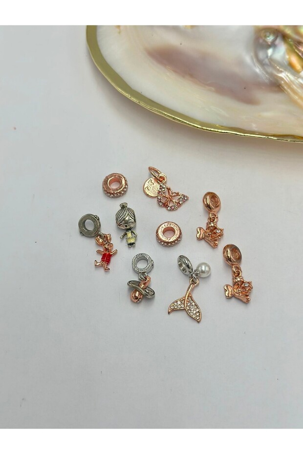 Rose Charm Set