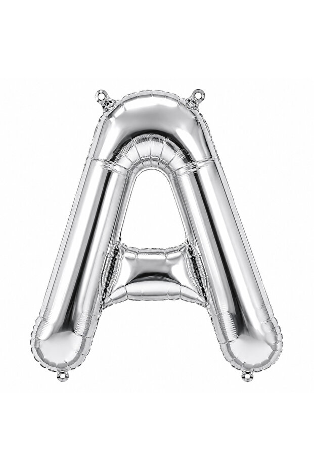 بالون فويل حرف A فضي اللون (76 سم)