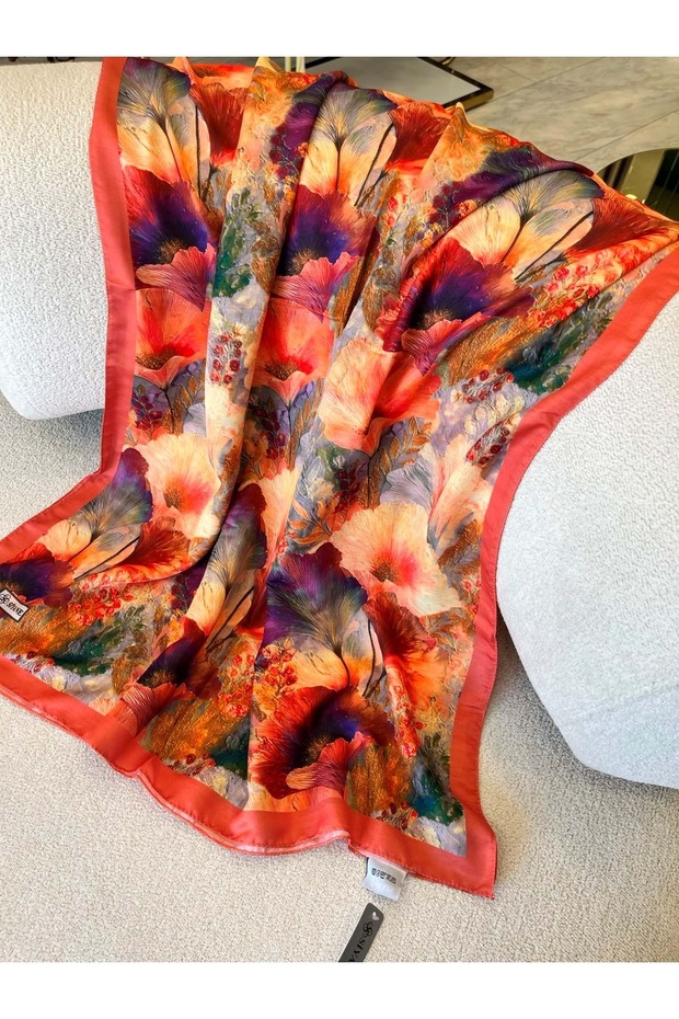 Si̇yane Cotton Shawl Pattern 1 - 4