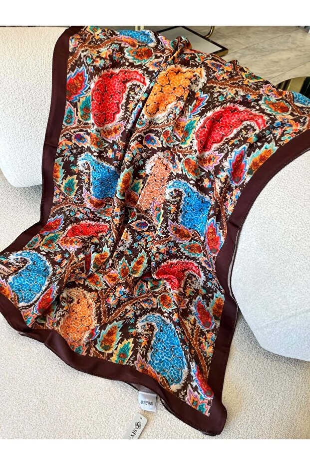 Si̇yane Cotton Shawl Pattern 3 - 7