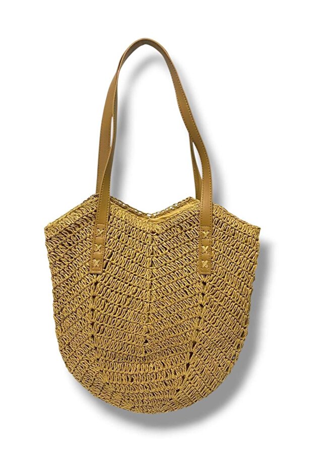 Peli̇t Wicker Bag-2