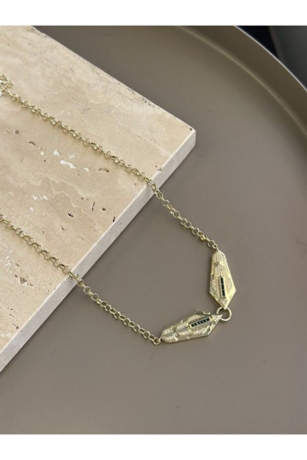 Serenay snake necklace - gold
