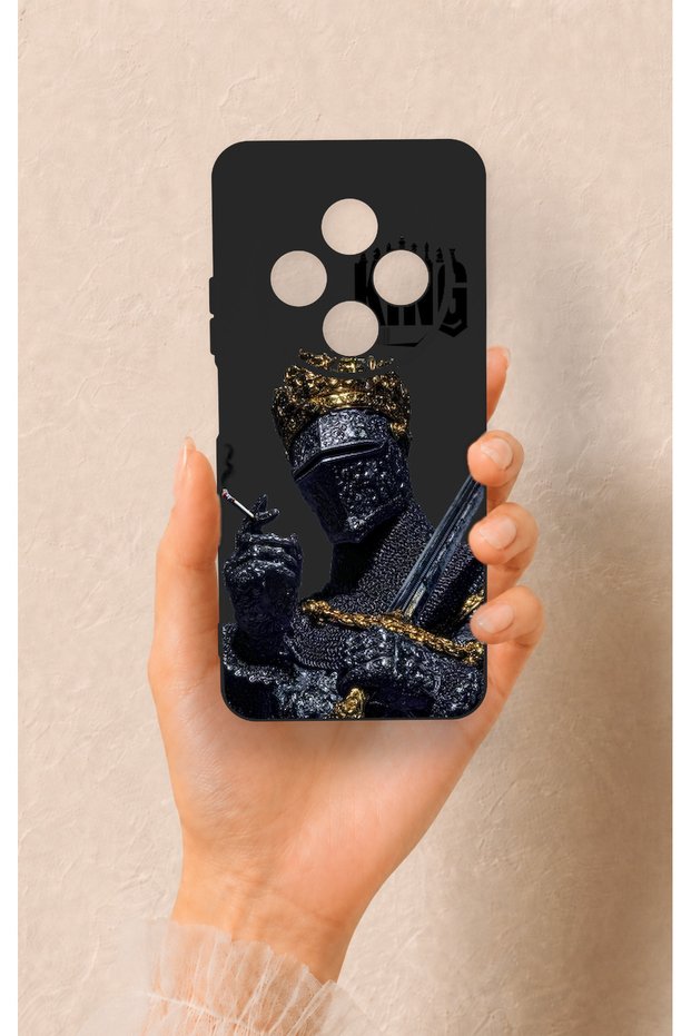 Redmi 14C Compatible King Patterned Silicone Case