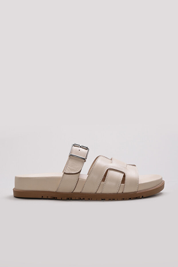 Genuine Leather Women's Flat Sandals 315Za2322-03