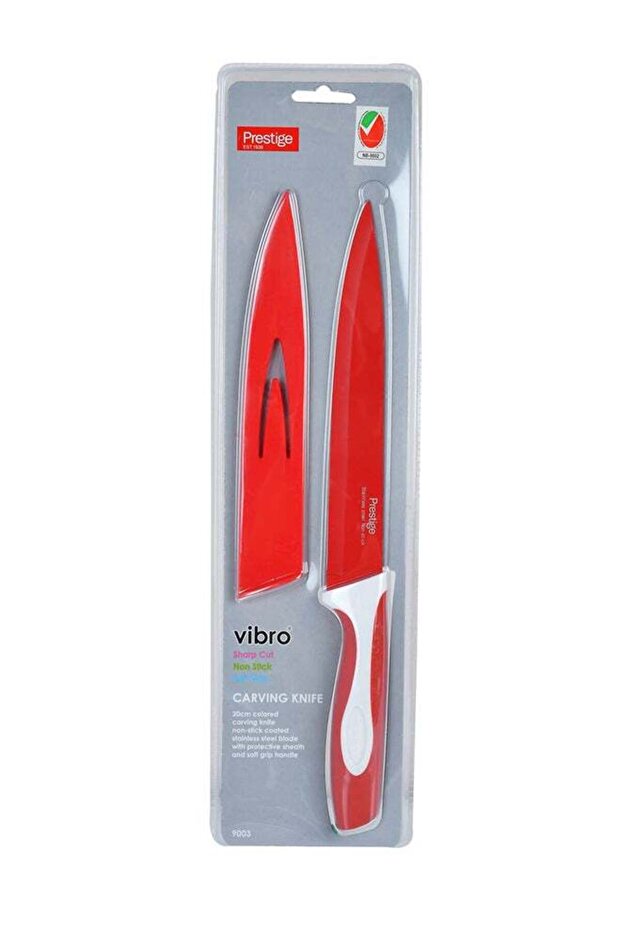 Carver Knife Red/White 20cm