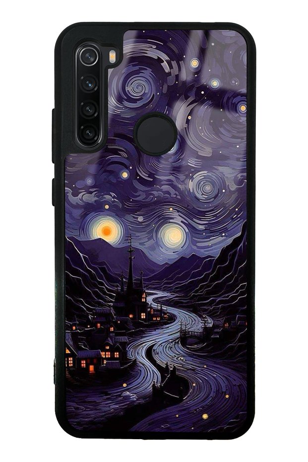 Xiaomi Redmi Note 8 Vortex of Night Design Glossy Phone Case