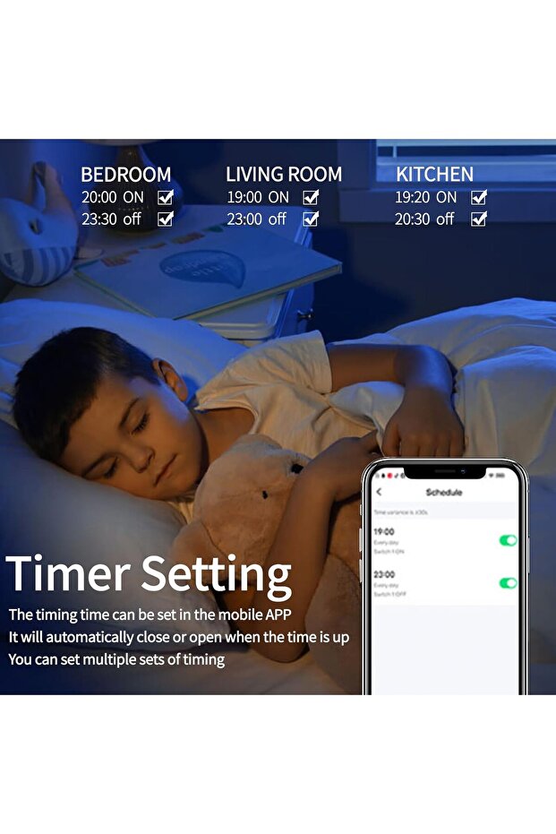 🔌 Smart Voice Control Light Switch - No Neutral Wire Required - 4