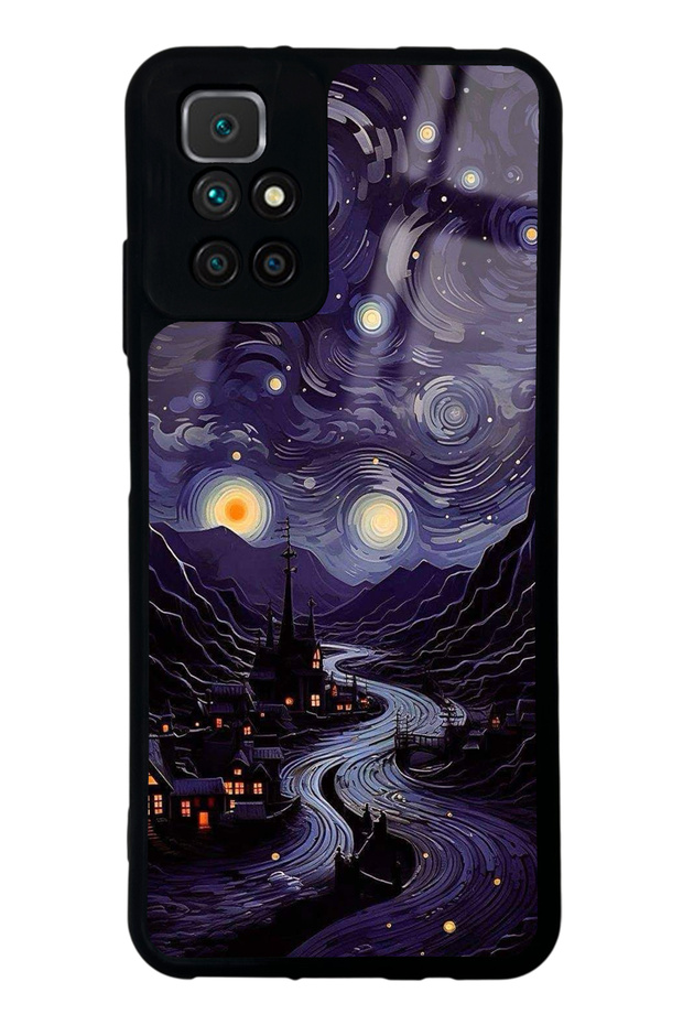 Xiaomi Redmi 10 Vortex of Night Design Glossy Phone Case