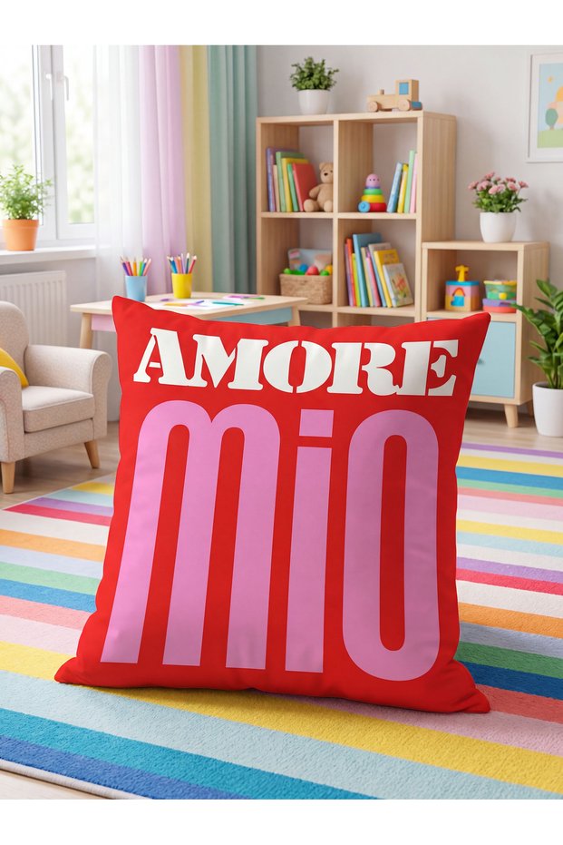 Colorful Cushion Cover with Positive Energy | Vibrant & Stylish Home Decor