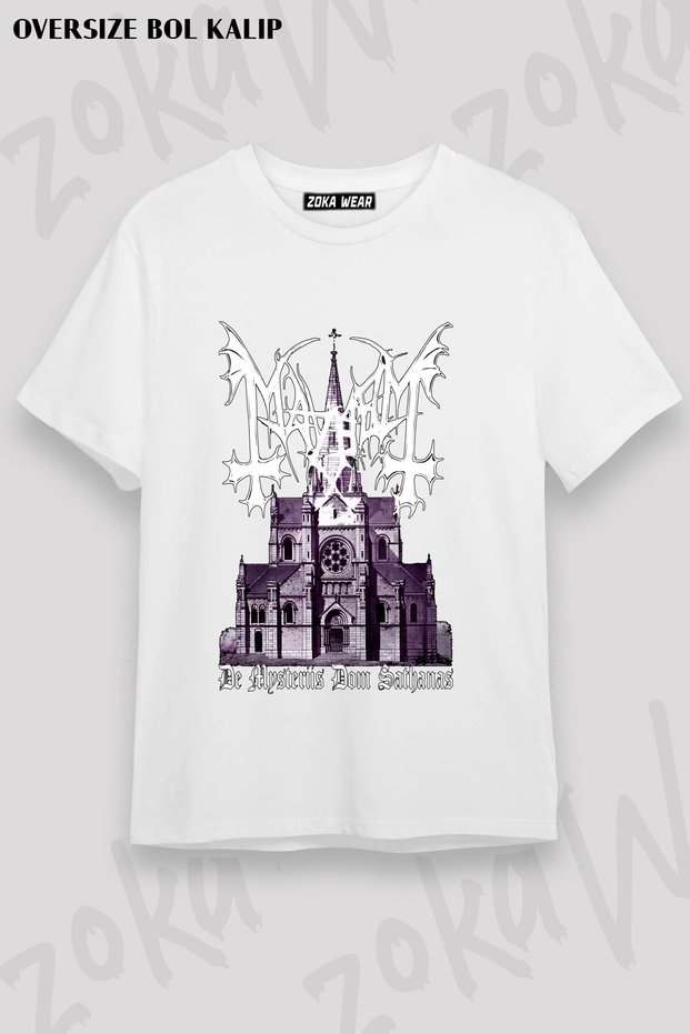Unisex Loose Fit Mayhem V4 Printed T-Shirt