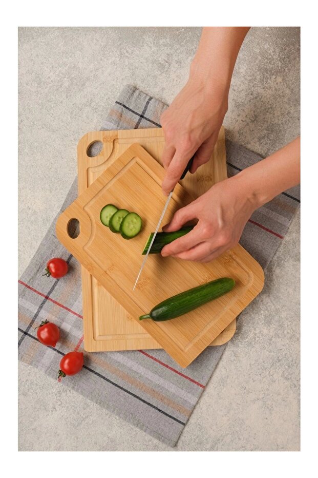 Bamboo Cutting Board 2-Pack - 3
