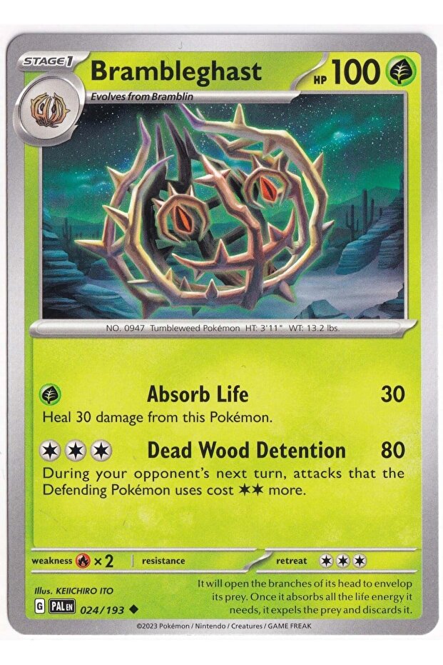 Brambleghast 024/193 - Paldea Evolved - Card (Mint)