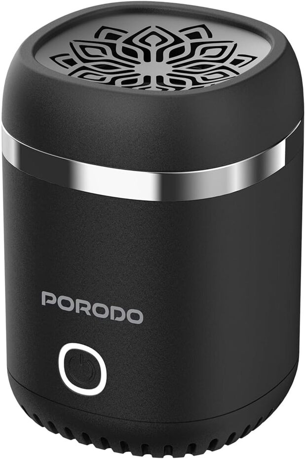 Lifestyle Dreams Mini Incense Burner, Portable Electric Bukhoor & Oud Burner for Car & Home, USB Rechargeable Electronic Bakhoor Burner, Auto-Off, Quiet Operation, Black