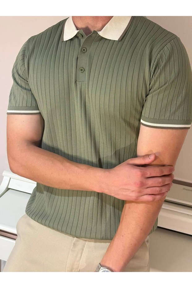 Knitwear Polo Neck Old Money Premium T-Shirt