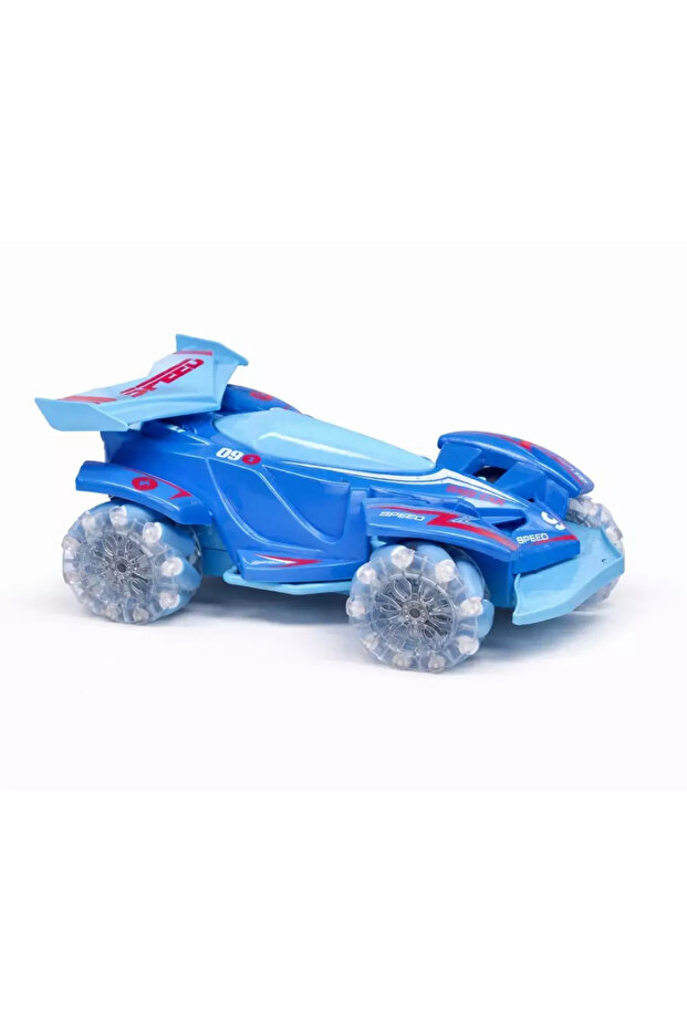 Remote Controlled Drift Stunt Car With 360° Drifting/Rotating Function and LED Light- Blue
