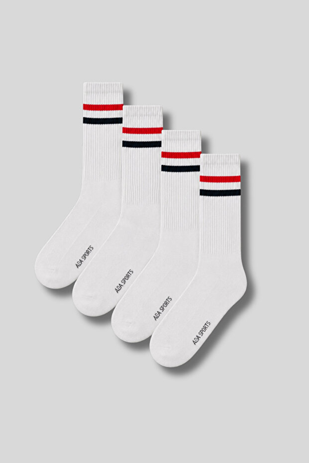 Men's 4-Pack Sole Towel Sports-Tennis Socks