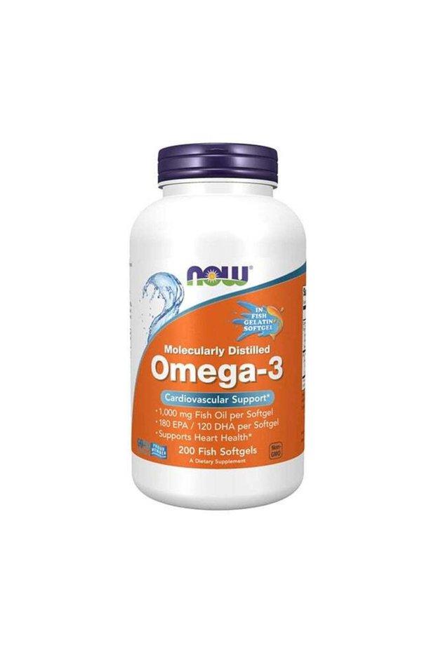 Omega-3 1000mg, Molecularly Distilled 200 Softgels
