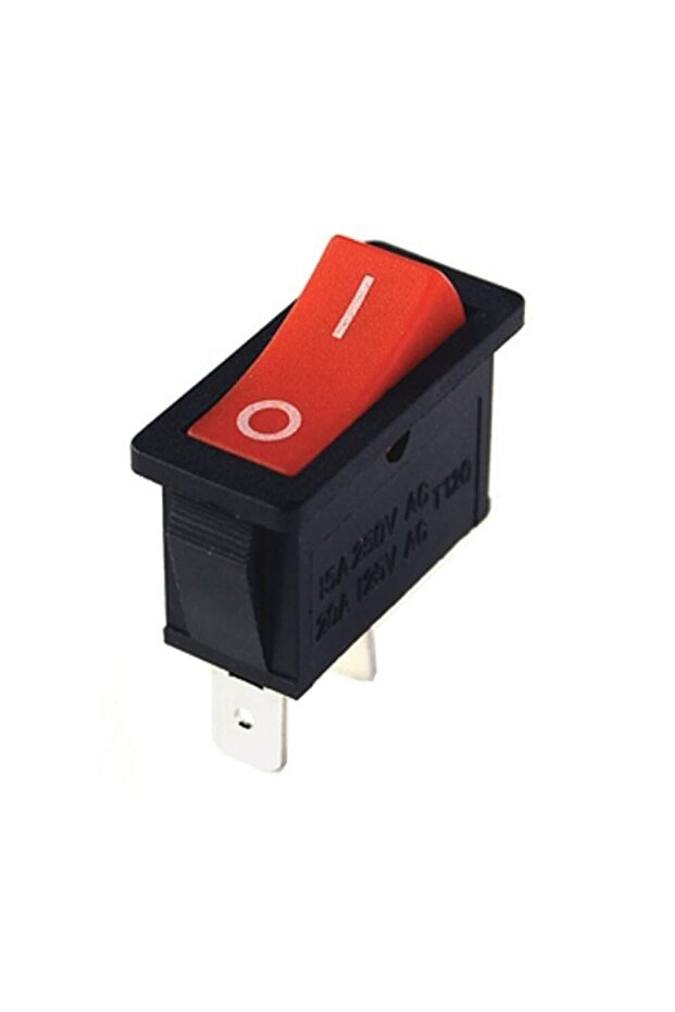 IC-114 مفتاح واحد ضيق بدون ضوء تشغيل وإيقاف 2P