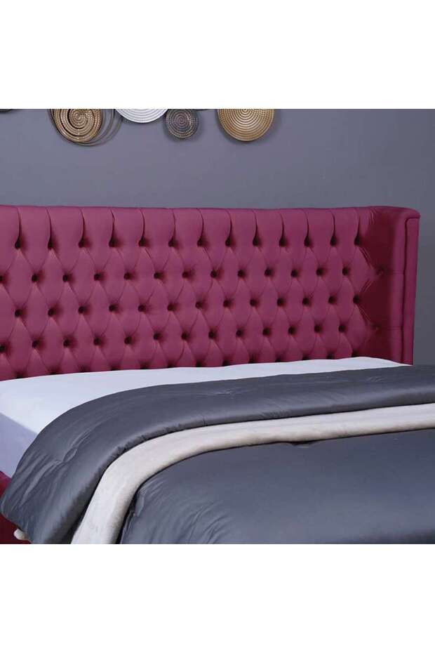 NEPTUNE HEADBOARD VELVET PINK L-180 : H-125 CM