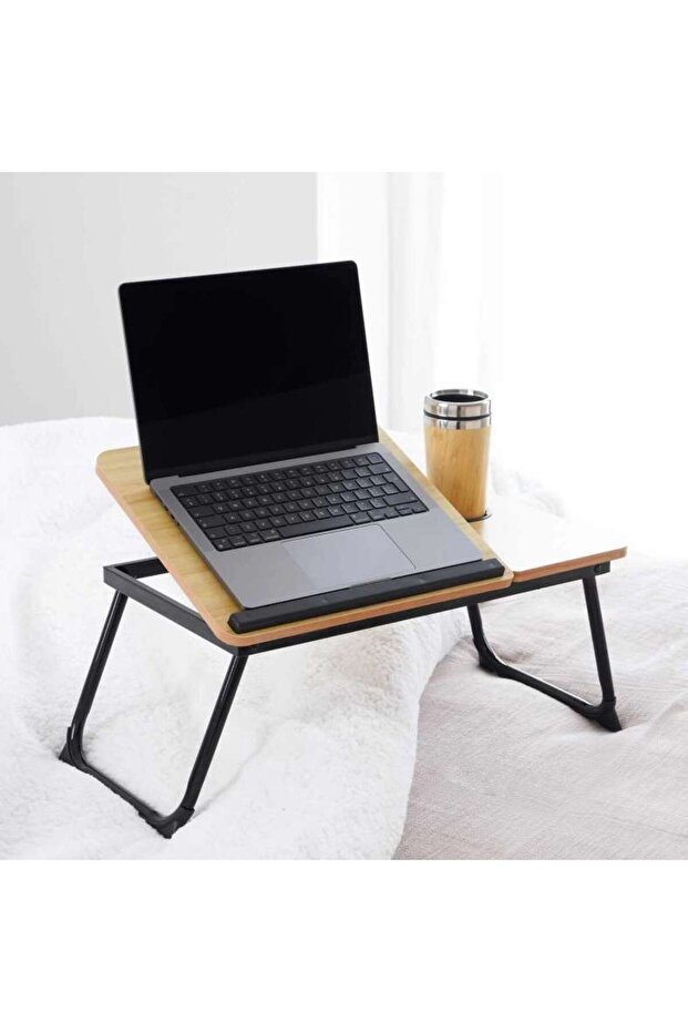 Russet Foldable Laptop Table 55x32x25cm - Natural