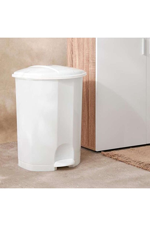 Shire Plastic Waste Bin 50l -white